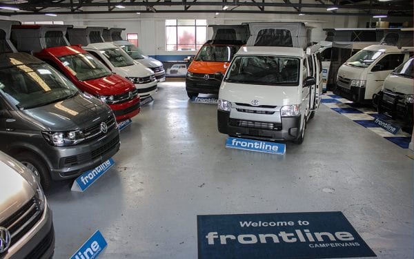 Frontline Campervan Conversion Specialist Showroom