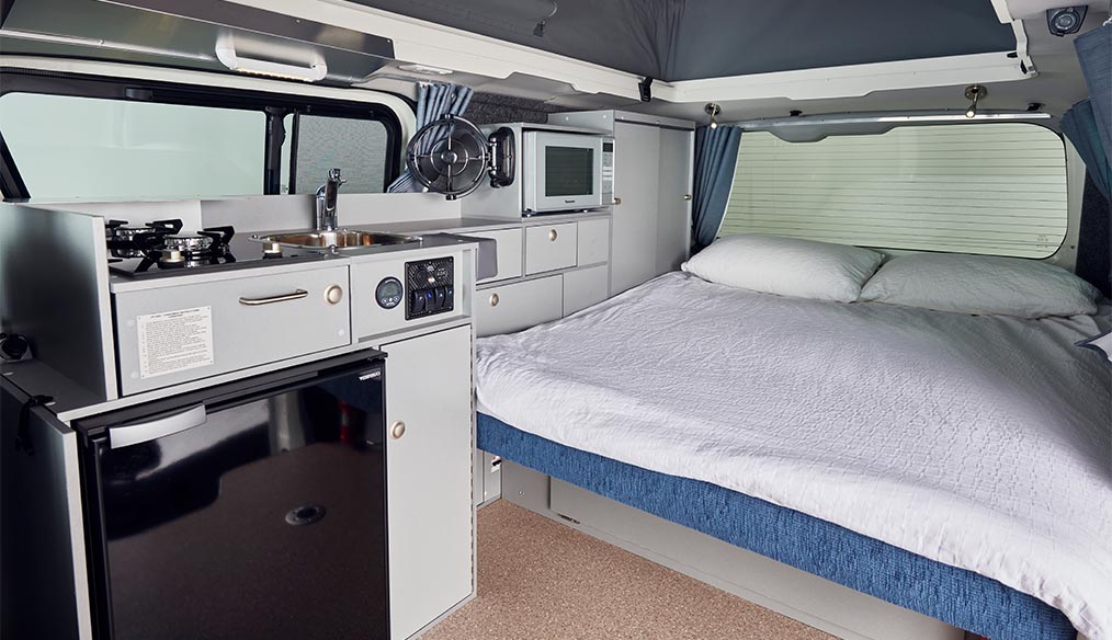 Toyota Hiace H30 6 Gen Campervan Interior - Frontline Campervan Conversion